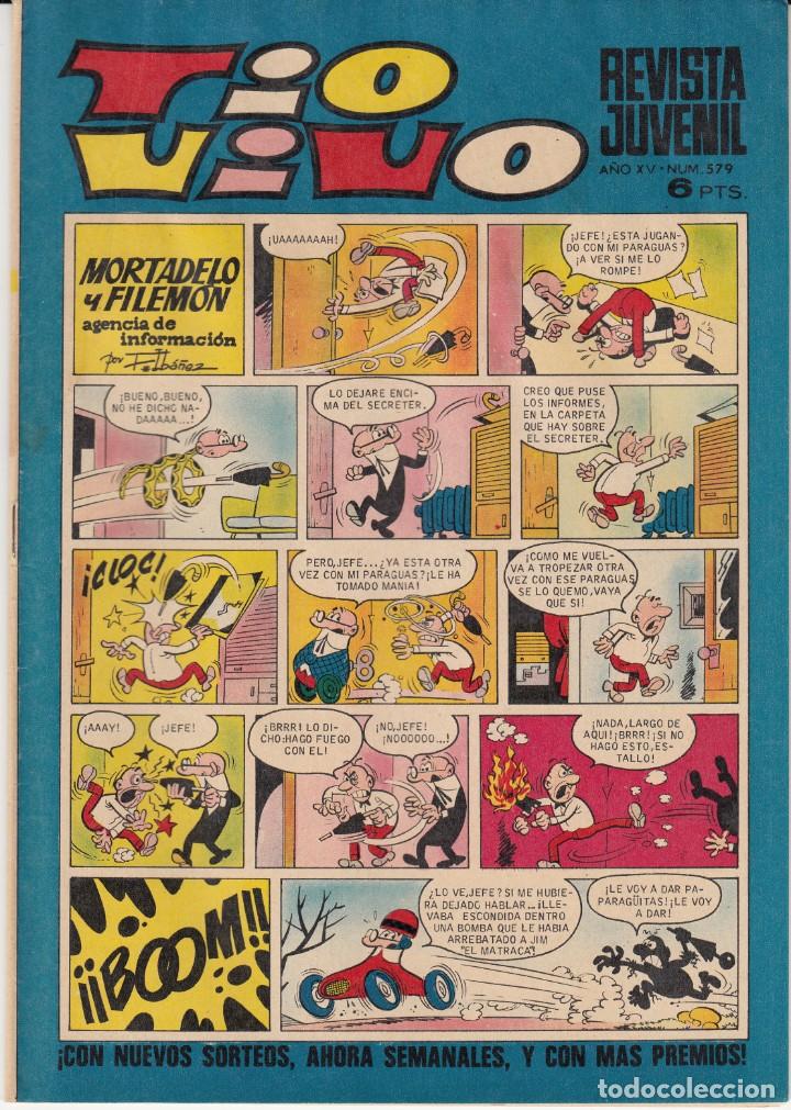 Tebeos: TIO VIVO NUM 579 6 PESETAS --SOLICITE LOS NUMEROS QUE LE FALTEN--