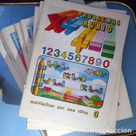 Tebeos: 40 Cuadernos Problemas Rubio de EGB, año 1978 - Foto 3 - 241493710