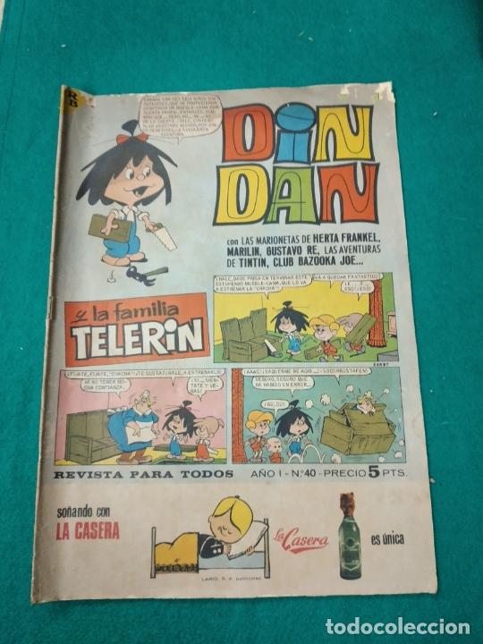 Tebeos: DIN DAN N&ordm; 40. EDITORIAL BRUGUERA - Foto 1