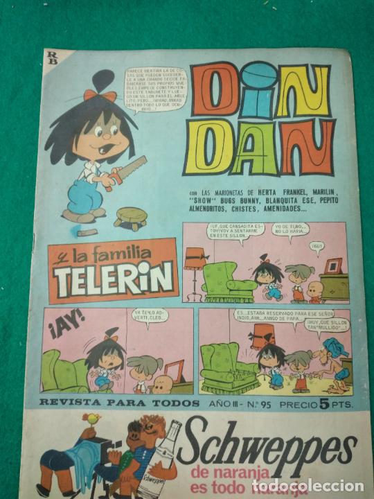 Tebeos: DIN DAN N&ordm; 95. EDITORIAL BRUGUERA - Foto 1