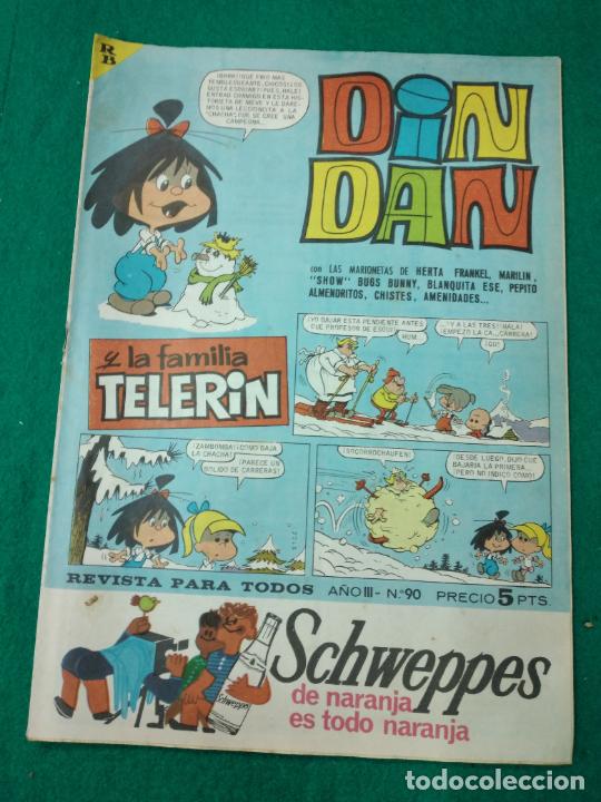Tebeos: DIN DAN N&ordm; 90. EDITORIAL BRUGUERA - Foto 1