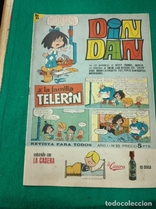 Tebeos: DIN DAN N&ordm; 52. EDITORIAL BRUGUERA - Foto 1