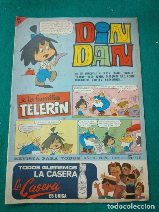 Tebeos: DIN DAN N&ordm; 70. EDITORIAL BRUGUERA - Foto 1