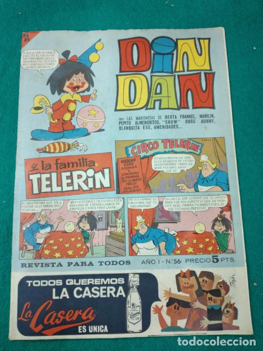 Tebeos: DIN DAN N&ordm; 56. EDITORIAL BRUGUERA - Foto 1