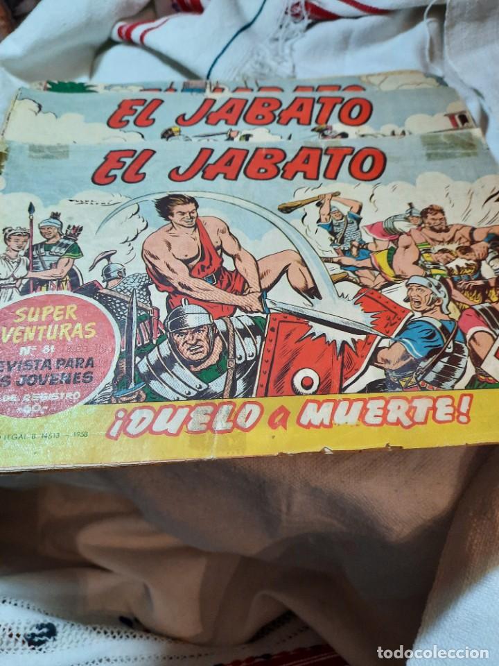 Tebeos: Lote 123 comics EL JABATO, Originales - Foto 1