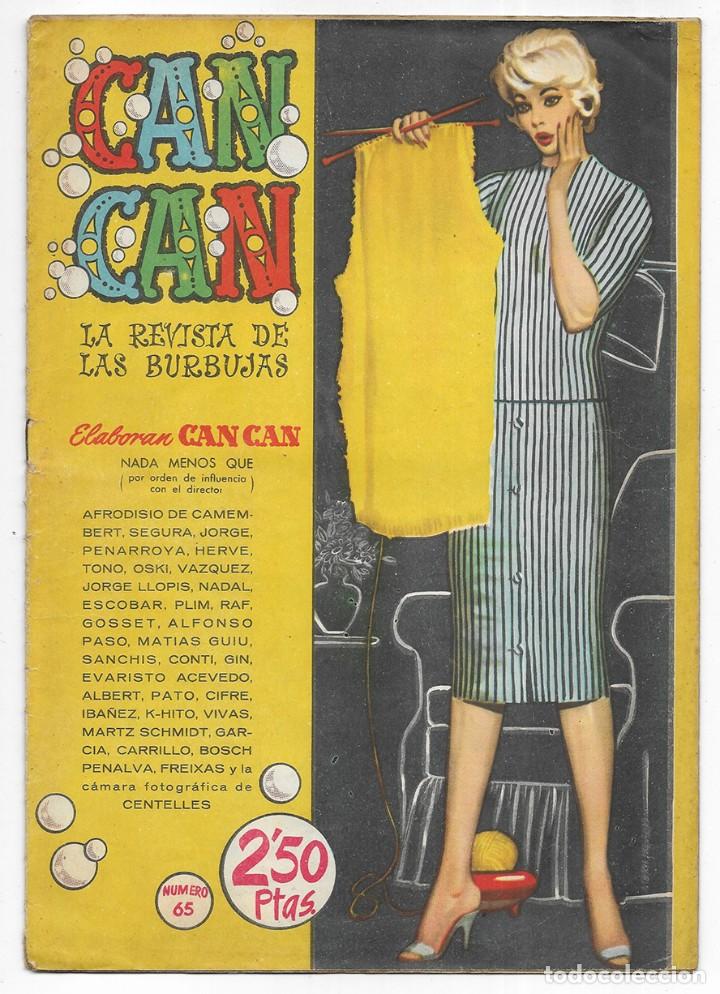 Tebeos: CAN CAN La Revista de las Burbujas. N&ordm;- 65 1959
