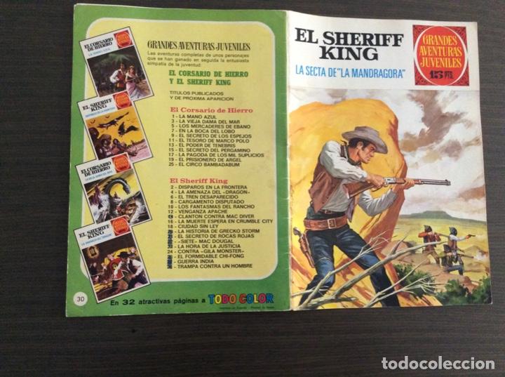 Tebeos: EL SHERIFF KING Numero 30 La Secta de La Mandragora - Foto 10