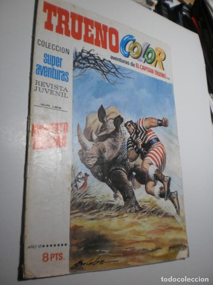 Tebeos: trueno color n&ordm; 198 a&ntilde;o VI 1973 (alg&uacute;n defecto)