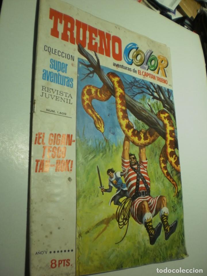 Tebeos: trueno color n&ordm; 143 a&ntilde;o V 1972 (en estado normal, leer)