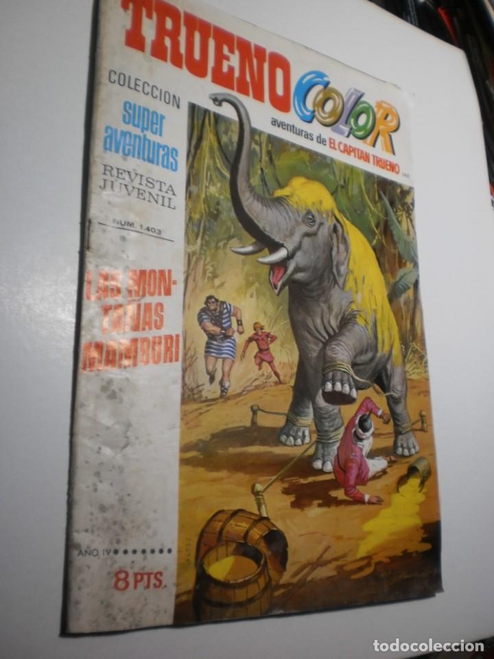 Tebeos: trueno color n&ordm; 140 a&ntilde;o IV 1972 (alg&uacute;n defecto, leer)
