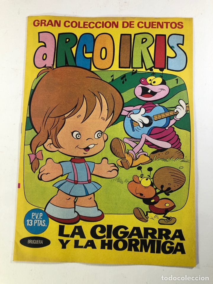 Tebeos: CUENTOS ARCO&Iacute;RIS LA CIGARRA Y LA HORMIGA - Foto 1