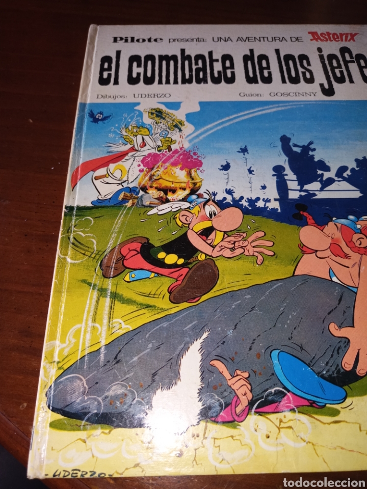 Tebeos: Ast&eacute;rix El combate de los jefes Pilote 1969 - Foto 2