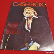Tebeos: REVISTA CASHBOX,KENNY ROGERS,SANTANA,FOREIGNER,JAMES TAYLOR´S,JEFF LYNNE,GENTLE GIANT,STEPPENWOLF. Lote 251565920