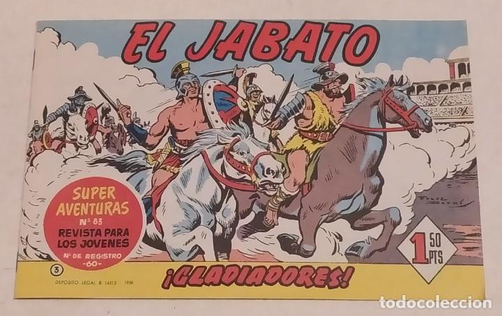 Tebeos: FACSIMIL EL JABATO N&ordm; 3 EDICIONES B.- GLADIADORES - Foto 1