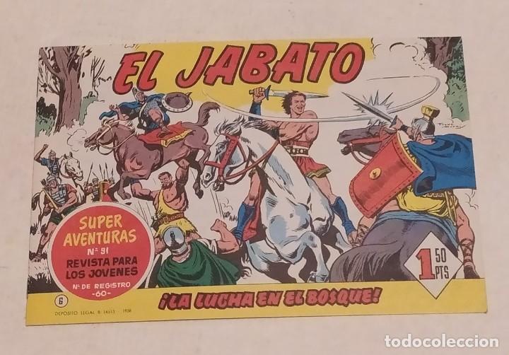 Tebeos: FACSIMIL EL JABATO N&ordm; 6 EDICIONES B.- LA LUCHA EN EL BOSQUE - Foto 1