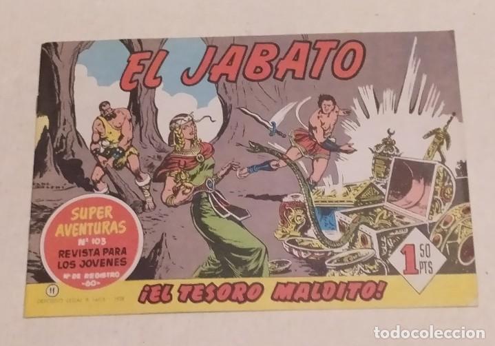 Tebeos: FACSIMIL EL JABATO N&ordm; 11 EDICIONES B.- EL TESORO MALDITO - Foto 1