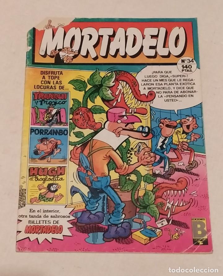 Tebeos: MORTADELO N&ordm; 34 - EDICIONES B - A&Ntilde;O 1987 - Foto 1