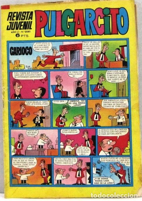 Tebeos: PULGARCITO - N&ordm; 2081 - CARIOCO - COMIC - Foto 1