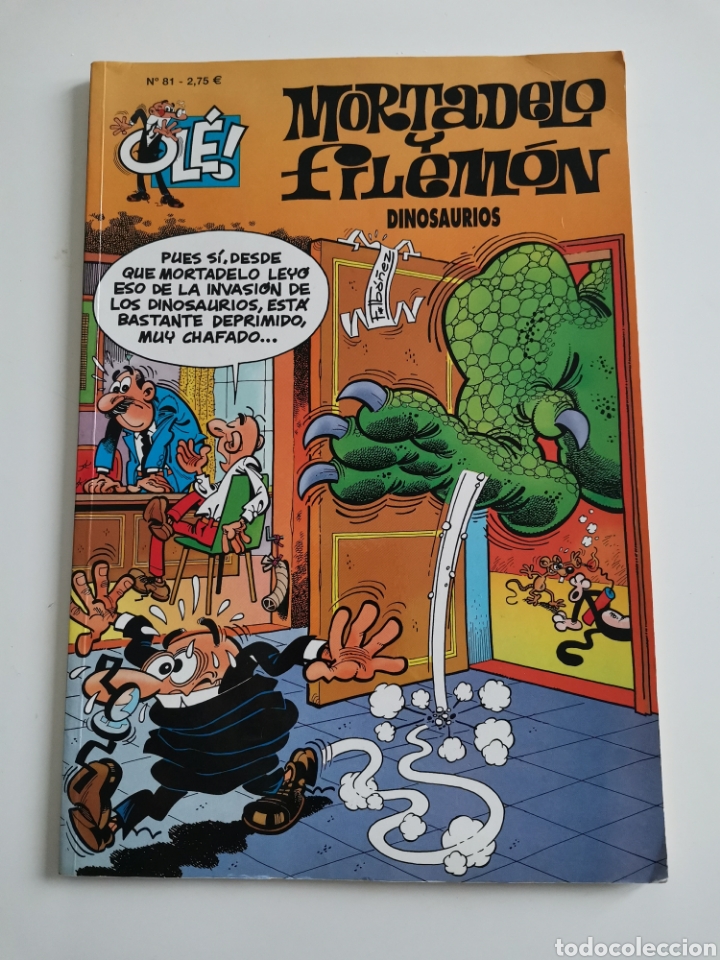 Tebeos: Mortadelo y Filem&oacute;n OL&Eacute; n&deg; 81 DINOSAURIOS - Foto 1