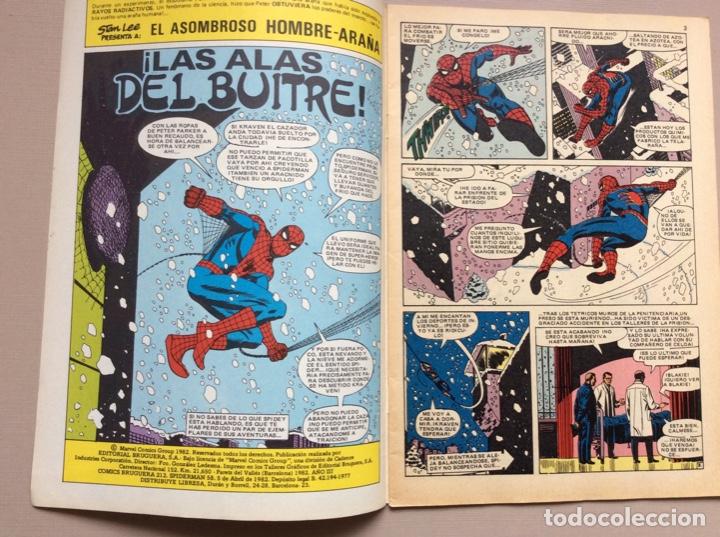 Tebeos: SPIDERMAN BRUGUERA N&Uacute;MERO 58 - Foto 2