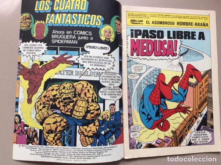 Tebeos: SPIDERMAN BRUGUERA N&Uacute;MERO 45 - Foto 2