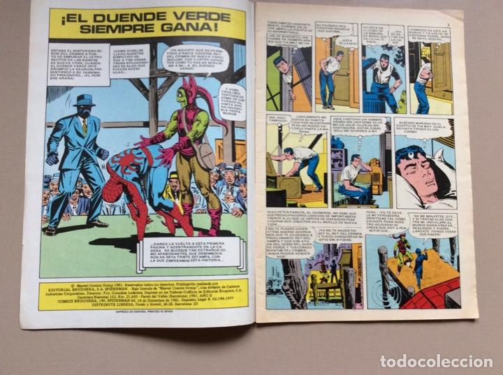 Tebeos: SPIDERMAN BRUGUERA N&Uacute;MERO 44 - Foto 2