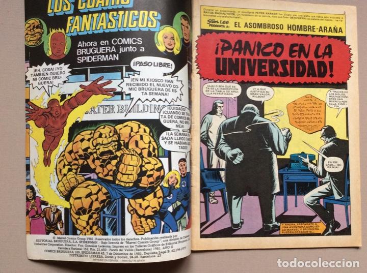 Tebeos: SPIDERMAN BRUGUERA N&Uacute;MERO 43 - Foto 2