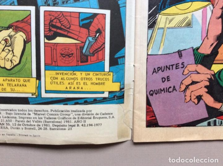 Tebeos: SPIDERMAN BRUGUERA N&Uacute;MERO 35 - Foto 3
