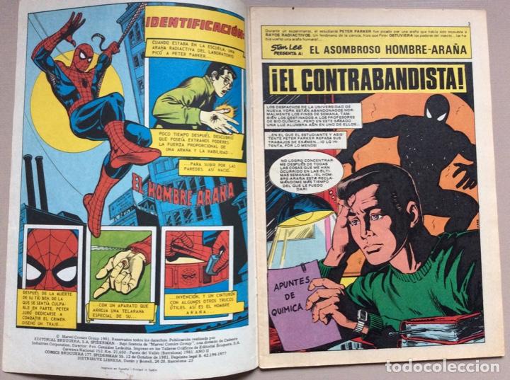 Tebeos: SPIDERMAN BRUGUERA N&Uacute;MERO 35 - Foto 2