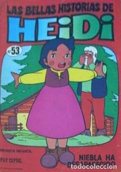 Tebeos: LAS BELLAS HISTORIAS DE HEIDI- N&ordm; 53 -GRAN TRABAJO DE JAN-1976-ESCASO-&Uacute;NICO EN TC-BUENO-LEA-4709