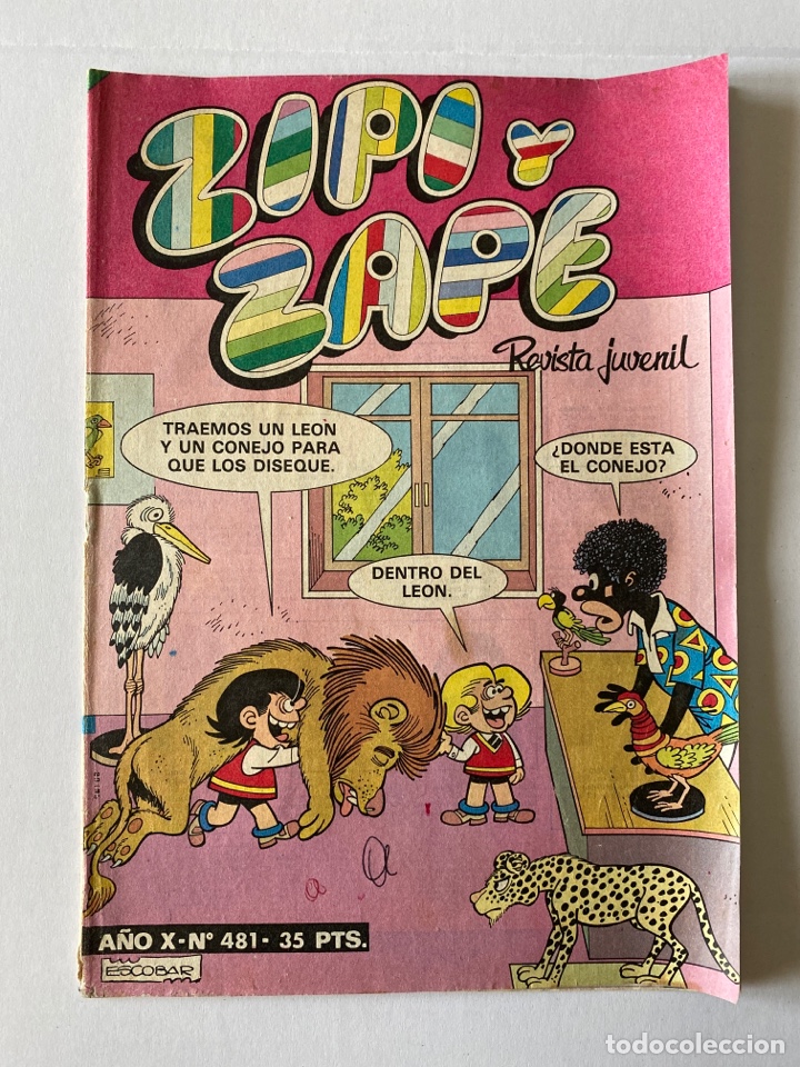 Tebeos: ZIPI ZAPE 481 BRUGUERA - Foto 1