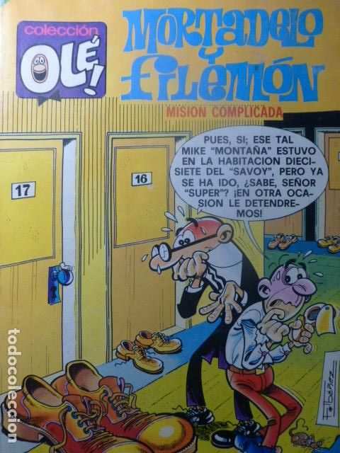 Tebeos: COMIC MORTADELO Y FILEMON MISION COMPLICADA 4&ordf; EDICION 1983 - Foto 1