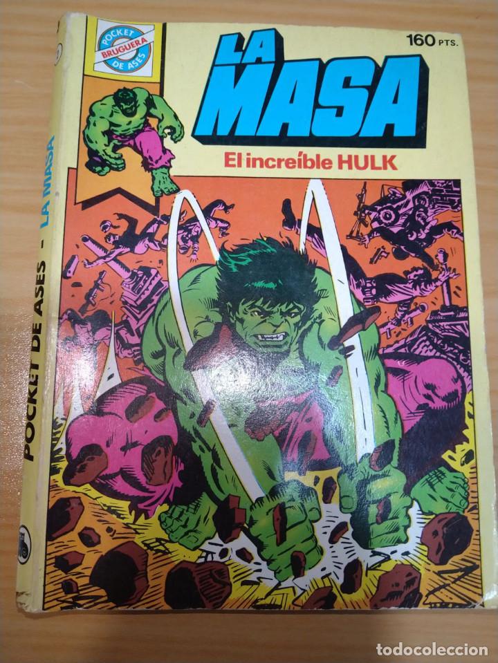 Tebeos: LA MASA EL INCREIBLE HULK POCKET DE ASES n&ordm; 2 BRUGUERA