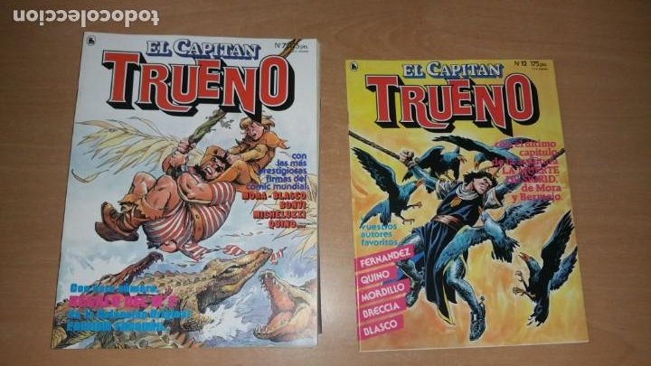 Tebeos: CAPITAN TRUENO Revista Bruguera MORA BLASCO BERMEJO colección 12 comics de 13 que es completa - Foto 5 - 267083169