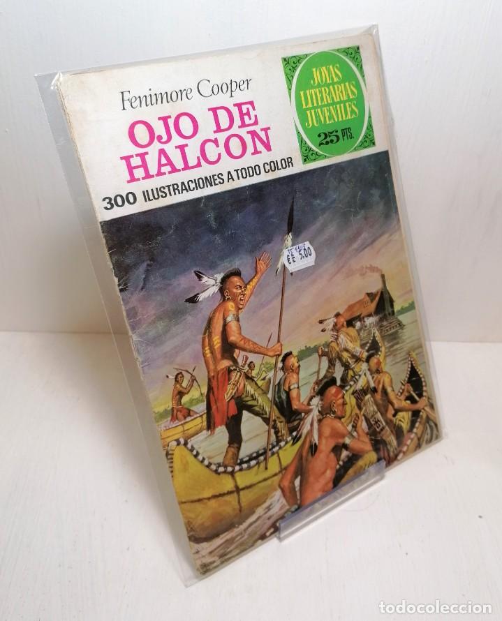 Tebeos: Comic &rdquo;ojo de halc&oacute;n&rdquo; de Fenimore Cooper joyas literarias - Foto 1