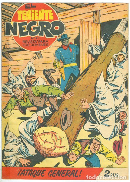 Tebeos: Bruguera. El teniente negro. 21. - Foto 1