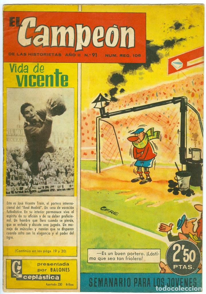 Tebeos: Bruguera. El campe&oacute;n. 91. - Foto 1