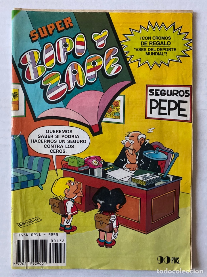 BDs: S&Uacute;PER ZIPI ZAPE 136 - BRUGUERA buen estado