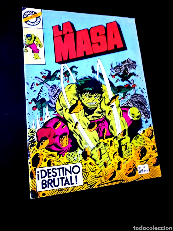 Tebeos: LA MASA 15 BRUGUERA NORMAL ESTADO COMICS MARVEL - Foto 1