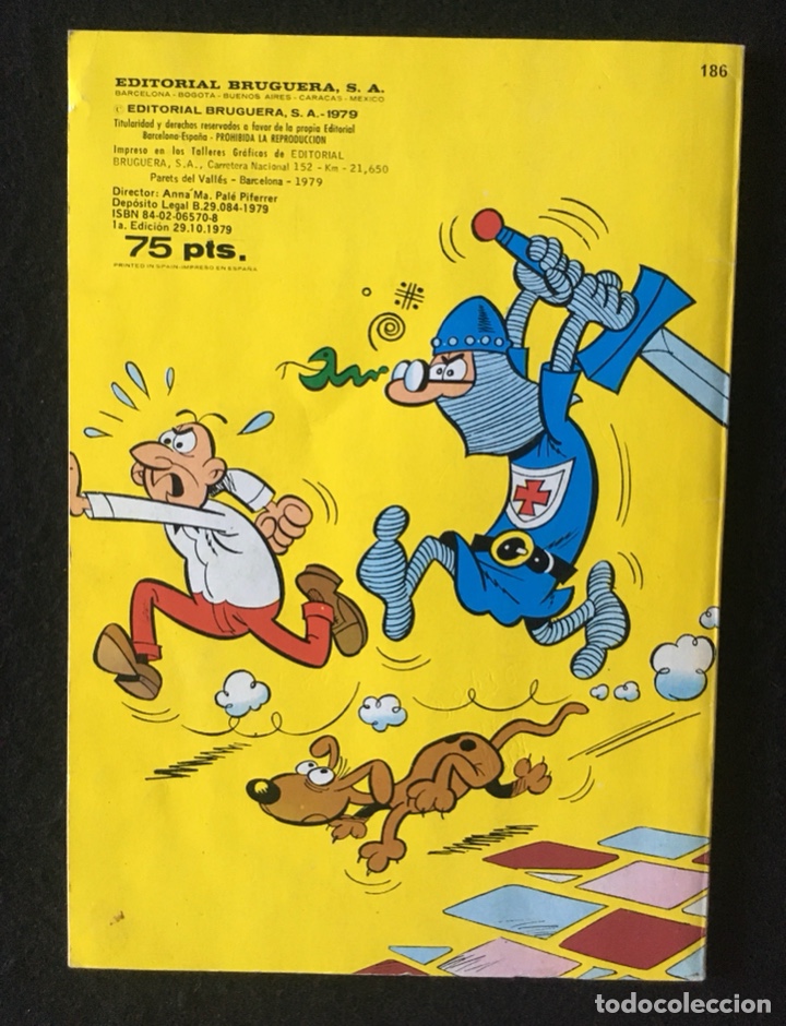 Tebeos: Olé!, Nº 186, Mortadelo y Filemón, 1ª Edición 1979, Bruguera - Foto 2 - 272129288