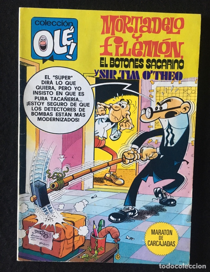 Tebeos: Olé!, Nº 186, Mortadelo y Filemón, 1ª Edición 1979, Bruguera - Foto 1 - 272129288