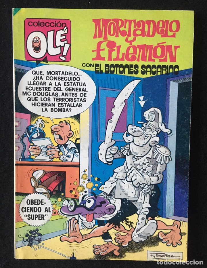 Tebeos: Olé!, Nº 204, Mortadelo y Filemón, 1ª Edición 1980, Bruguera - Foto 1 - 272143613