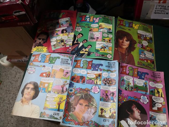 DE LA EDITORIAL BRUGUERA LOTE 15 REVISTA JUVENIL FEMENINA CÓMIC, TEBEOS DE LILY .AÑOS 70-80 (Tebeos y Comics - Bruguera - Lily)