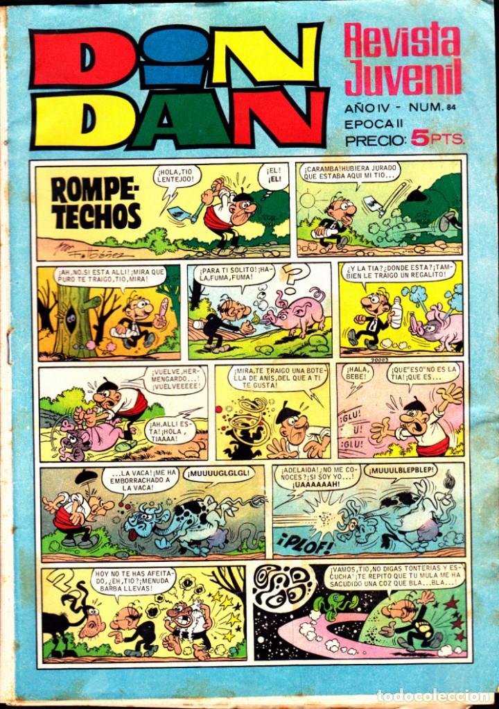 Tebeos: COMIC COLECCION DIN DAN N&ordm; 84 - Foto 1