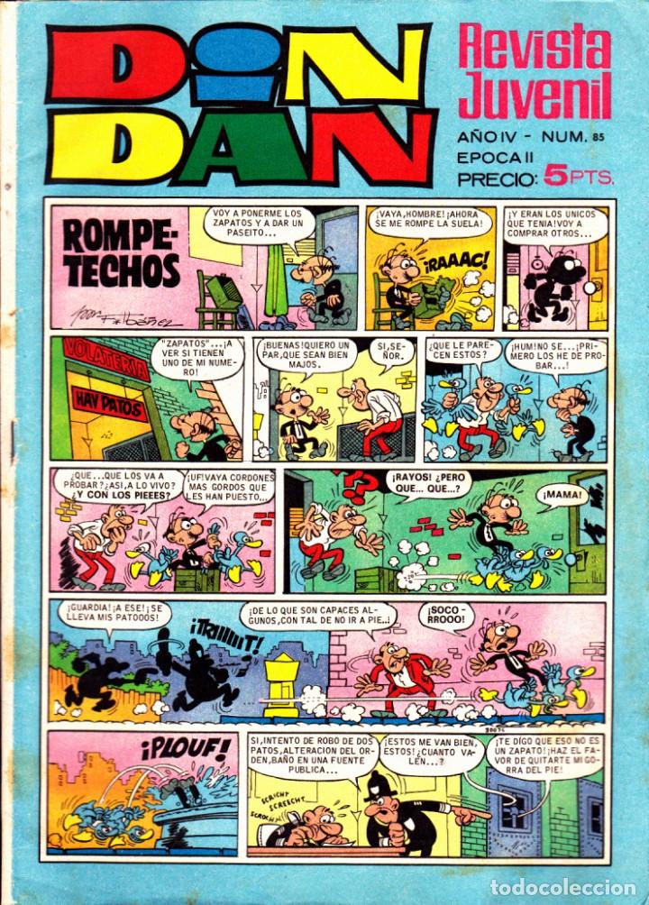 Tebeos: COMIC COLECCION DIN DAN N&ordm; 85 - Foto 1