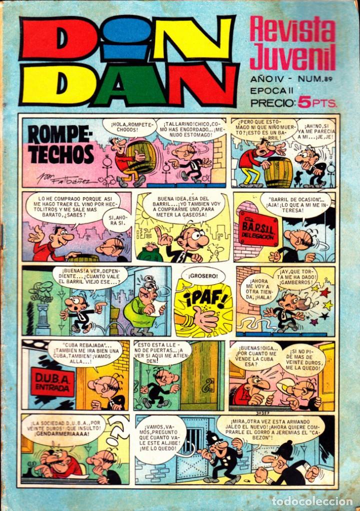 Tebeos: COMIC COLECCION DIN DAN N&ordm; 89 - Foto 1