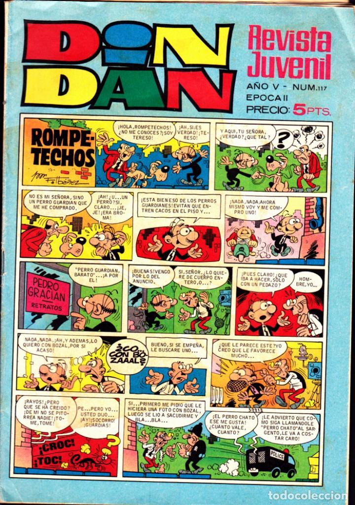 Tebeos: COMIC COLECCION DIN DAN N&ordm; 117 - Foto 1