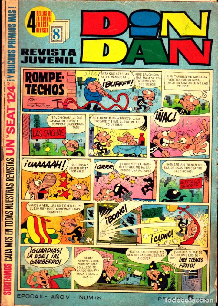 Tebeos: COMIC COLECCION DIN DAN N&ordm; 129 - Foto 1