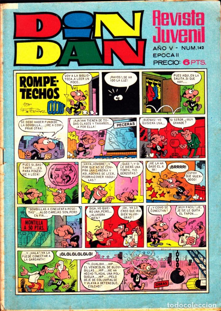 Tebeos: COMIC COLECCION DIN DAN N&ordm; 142 - Foto 1