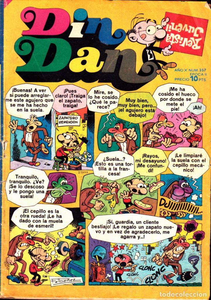 Tebeos: COMIC COLECCION DIN DAN N&ordm; 357 - Foto 1